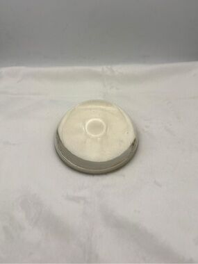 Vintage 3” Clear Glass Dome Magnifying Paperweight Desktop Decor Office Reading